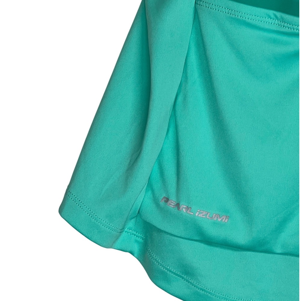 Pearl Izumi Womens Cycling Jersey Teal Green Black Full Zip‎ Short Sleeve Large - Picture 4 of 6